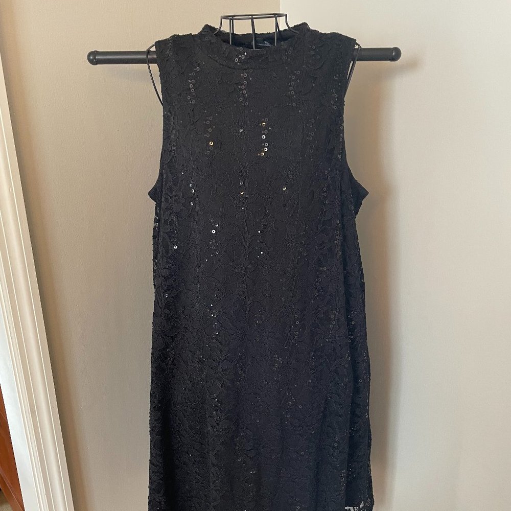 Dress Women's Black Sequence Marina Size 16